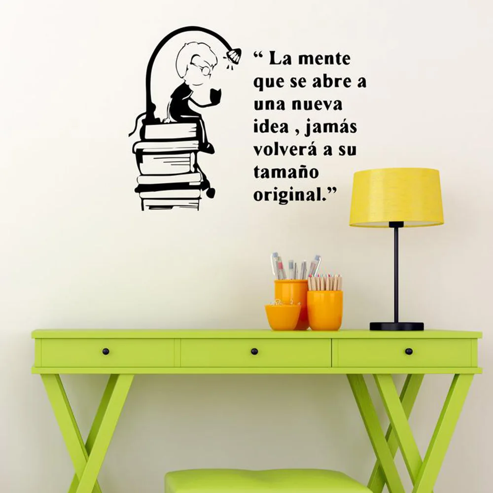 Spanish Quote Wall Decal Vinyl Stencil Design Simple Lines Silhouette Wall Sticker Boy Reading Decor Big Mural Stickers C128
Spanish Quote Wall Decal Vinyl Stencil Design Simple Lines Silhouette Wall Sticker Boy Reading Decor Big Mural Stickers C128