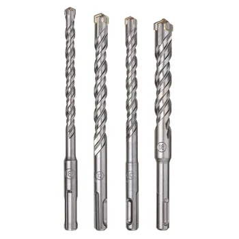 160MM Plus Rotary Hammer Drill Bit SDS Double Slot Cross Masonary Drill Bit Twin Spiral Twist Drill Bit Set 5/6/8/10/12/14/16mm 
160MM Plus Rotary Hammer Drill Bit SDS Double Slot Cross Masonary Drill Bit Twin Spiral Twist Drill Bit Set 5/6/8/10/12/14/16mm