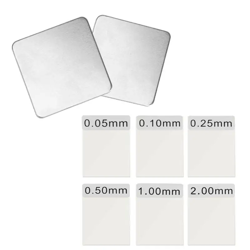 6pcs Coating Thickness Films Calibration for Coating Thickness Gauge GM200