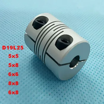 D19L25 Aluminum Alloy Parallel Wire Clamping Coupling Encoder Stepping Servo Motor High Torque Elastic Shaft Coupling 5/6/8mm
D19L25 Aluminum Alloy Parallel Wire Clamping Coupling Encoder Stepping Servo Motor High Torque Elastic Shaft Coupling 5/6/8mm