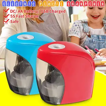 KICUTE 1PCS Electric Auto Pencil Sharpener Safe Student Helical Steel Blade Sharpener for Artists Kids Adults Colored Pencils
KICUTE 1PCS Electric Auto Pencil Sharpener Safe Student Helical Steel Blade Sharpener for Artists Kids Adults Colored Pencils