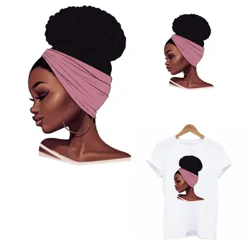 Melanin Poppin Patches Fashion Iron On Transfer For Clothing DIY A-level Washable T-shirt African Girl Thermal Sticker Appliqued
Melanin Poppin Patches Fashion Iron On Transfer For Clothing DIY A-level Washable T-shirt African Girl Thermal Sticker Appliqued