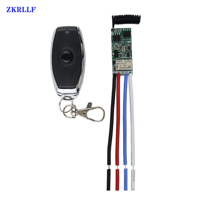433MHZ Micro Receiver Transmitter DC3.7V 5V 6V 9V 12V 1CH Mini Relay Wireless Switch Remote Control Power LED Lamp Controller
433MHZ Micro Receiver Transmitter DC3.7V 5V 6V 9V 12V 1CH Mini Relay Wireless Switch Remote Control Power LED Lamp Controller