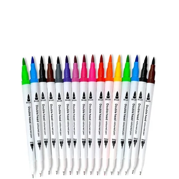 Double Head Marker Watercolor Pen Set 24 Color Hook Pen Paint Marker Soft Head Pen Art student Drawing Draft Gel Ink Pen
Double Head Marker Watercolor Pen Set 24 Color Hook Pen Paint Marker Soft Head Pen Art student Drawing Draft Gel Ink Pen