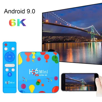 H96 Mini Android 9.0 Set Top Box H6 Quad Core 6K H.265 USD3.0 Dual Wifi IPTV Youtube TV Box HDMI 4GB RAM+32GB/128GB ROM
H96 Mini Android 9.0 Set Top Box H6 Quad Core 6K H.265 USD3.0 Dual Wifi IPTV Youtube TV Box HDMI 4GB RAM+32GB/128GB ROM