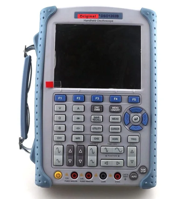DSO1102B Digital Handheld Oscilloscope 2 Channels 100MHz 1GS/s Sample Rate 32 Automatic Measurements Handheld Multimeter
DSO1102B Digital Handheld Oscilloscope 2 Channels 100MHz 1GS/s Sample Rate 32 Automatic Measurements Handheld Multimeter