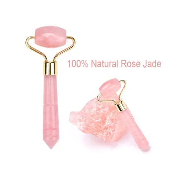 Rose Quartz Face Slimming Rollers Mini Massager Crystal Facial Jade Beauty Rollers Face Lifting Tool Jade Portable Cute Massager 
Rose Quartz Face Slimming Rollers Mini Massager Crystal Facial Jade Beauty Rollers Face Lifting Tool Jade Portable Cute Massager