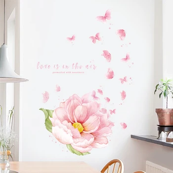 Large Pink Flower Wall Stickers Home Decor Living room Wall Decals for Bedroom Refrigerator Removable Vinyl PVC Wall Murals
Large Pink Flower Wall Stickers Home Decor Living room Wall Decals for Bedroom Refrigerator Removable Vinyl PVC Wall Murals