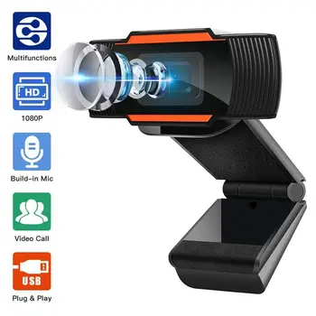 Webcam 1080P Full HD Web Camera With Built-in Microphone USB Plug Web Cam For PC Computer Mac Laptop Desktop YouTube Skype Win10
Webcam 1080P Full HD Web Camera With Built-in Microphone USB Plug Web Cam For PC Computer Mac Laptop Desktop YouTube Skype Win10
