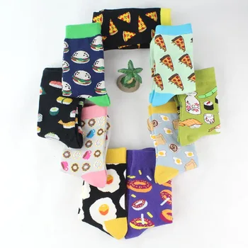 Women's happy and interesting socks and printmaking art lovely warm desserts food creative new series of tube socks women
Women's happy and interesting socks and printmaking art lovely warm desserts food creative new series of tube socks women