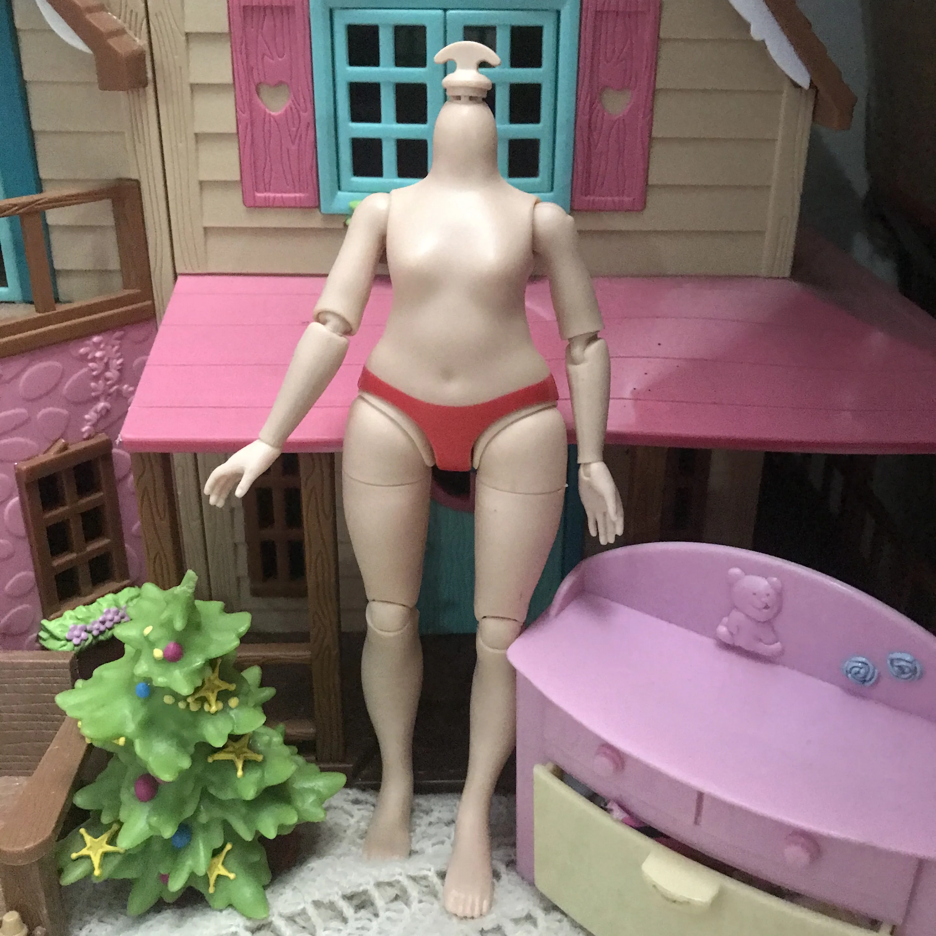 Фото Редкая многосоставная подвижная деталь 9 бит 22 см кукла-тело для девочки подарок