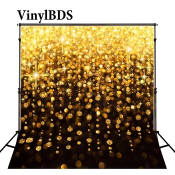 

VinylBDS Custom Made Backdrops Photo Golden Halo Backgrounds For Photo Studio Sparking Toile De Fond Studio Photo