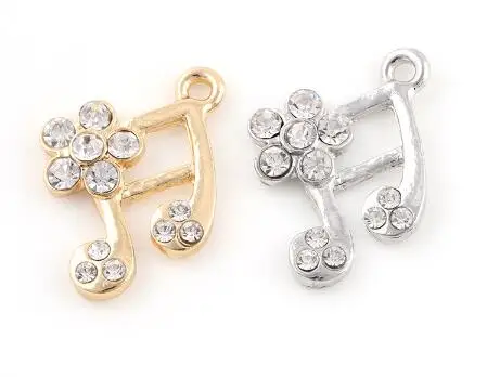 20PCS/lot 20x20mm (Gold,Silver Color) Rhinestones Flower Music Note Pendant Hang Charms Fit For Magnetic Floating Locket Jewelry
20PCS/lot 20x20mm (Gold,Silver Color) Rhinestones Flower Music Note Pendant Hang Charms Fit For Magnetic Floating Locket Jewelry