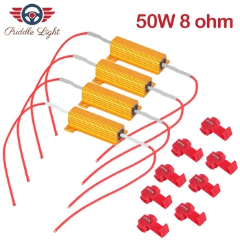 4Pcs 50W 8Ω Car LED Canbus Load Resistor Controller Warning Canceler Decoder Light Error Free 12V Resistance For BMW VW FORD
4Pcs 50W 8Ω Car LED Canbus Load Resistor Controller Warning Canceler Decoder Light Error Free 12V Resistance For BMW VW FORD