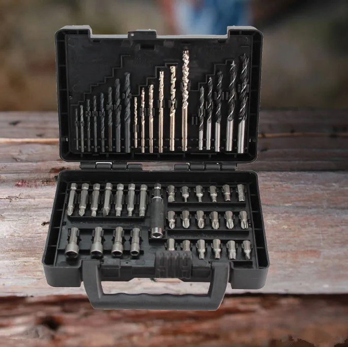 Master 50-Piece Drill Bit Packaged Combination Hardware Toolbox Household Decoration Tool Combination
Master 50-Piece Drill Bit Packaged Combination Hardware Toolbox Household Decoration Tool Combination