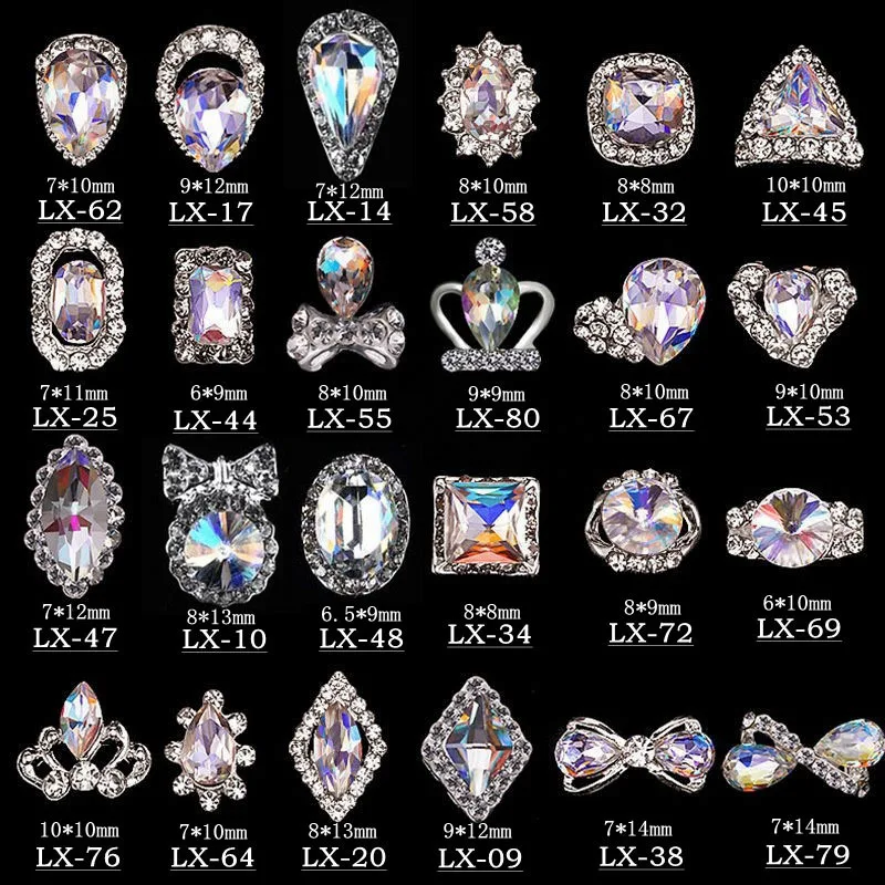 10pcs 3D Crystal AB Color Rhinestones Waterdrop Bowtie Different Shape Glitter Gemstones For Nail Art DIY Crafts Metal Gem Stone
10pcs 3D Crystal AB Color Rhinestones Waterdrop Bowtie Different Shape Glitter Gemstones For Nail Art DIY Crafts Metal Gem Stone