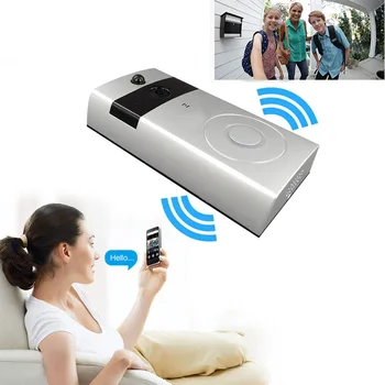 New Wire-free WiFi Video Doorbell With 8G SD Card Rechargeable Night Vision HD Camera for Phone GK99 
New Wire-free WiFi Video Doorbell With 8G SD Card Rechargeable Night Vision HD Camera for Phone GK99
