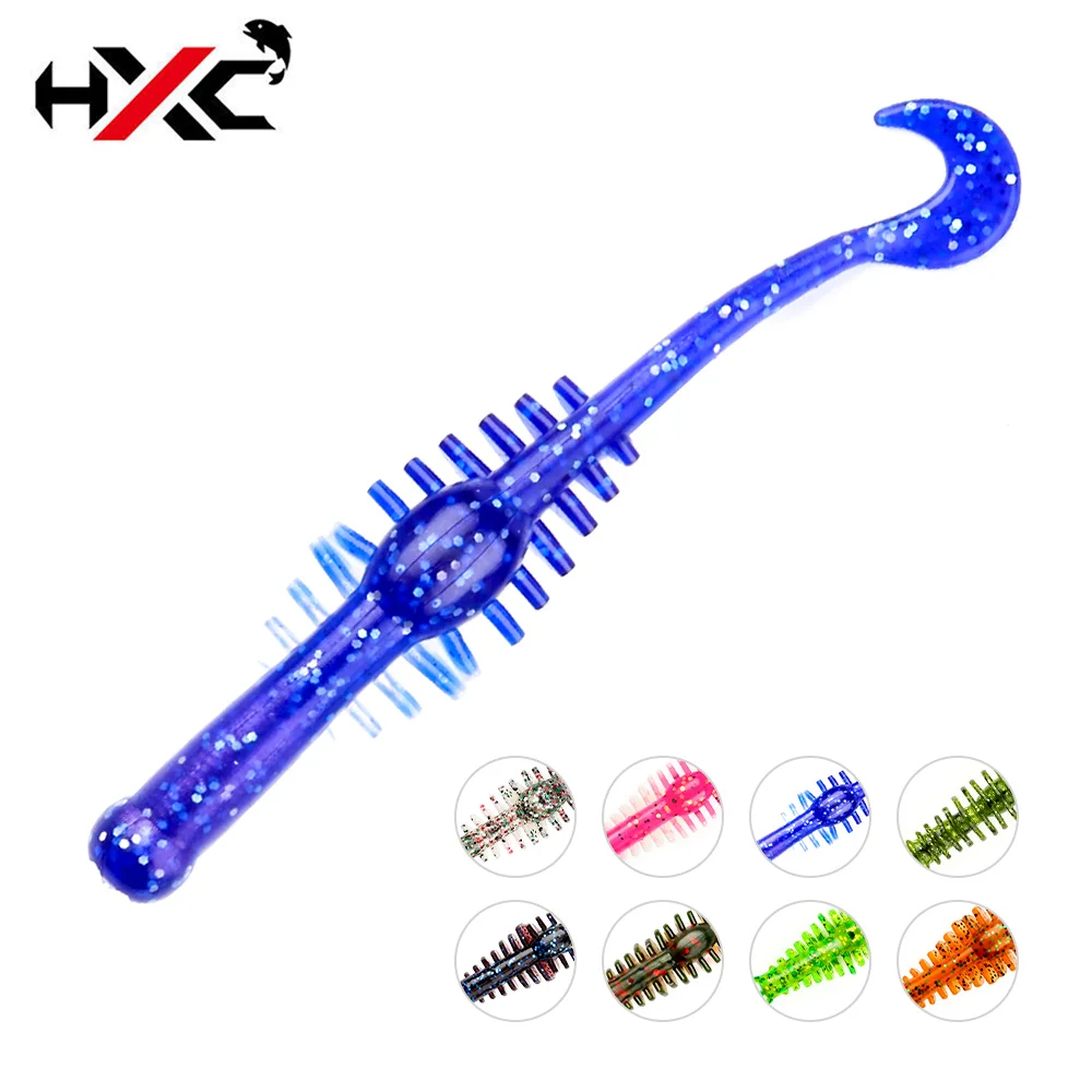 HXC 12pcs/ Set Soft Silicone Worm Bent Tail Lures 60mm 1.1g Larva Bait Wobblers Swimbait For Carp Fishing Accessories New Design
HXC 12pcs/ Set Soft Silicone Worm Bent Tail Lures 60mm 1.1g Larva Bait Wobblers Swimbait For Carp Fishing Accessories New Design