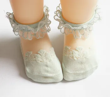Children´s Socks Spring Summer Girls Lace Ruffled Solid Ankle Mesh Socks Princess Baby Tutu Socks Loose Mouth Socks Long Warmers 
Children´s Socks Spring Summer Girls Lace Ruffled Solid Ankle Mesh Socks Princess Baby Tutu Socks Loose Mouth Socks Long Warmers