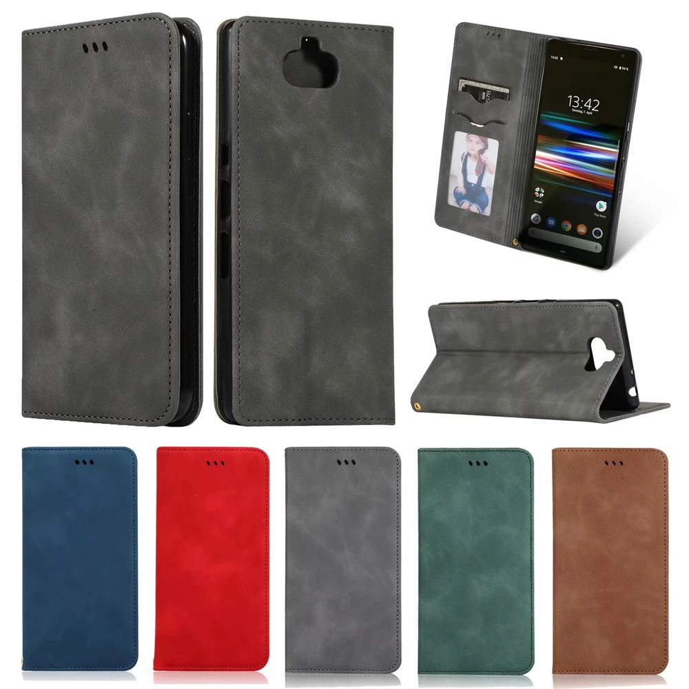 Luxury Leather Phone Flip Case for Sony Xperia 10 Plus XA3 XZ4 XA3 Ultra XZ4 Compact Fashion Cover Kickstan With Card Pocket
Luxury Leather Phone Flip Case for Sony Xperia 10 Plus XA3 XZ4 XA3 Ultra XZ4 Compact Fashion Cover Kickstan With Card Pocket
