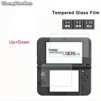 ChengHaoRan Tempered Glass For Nintendo New 3DS XL LL 3DSXL 3DSLL UP + Down Screen Protector Game Console Protective Film Guard
ChengHaoRan Tempered Glass For Nintendo New 3DS XL LL 3DSXL 3DSLL UP + Down Screen Protector Game Console Protective Film Guard