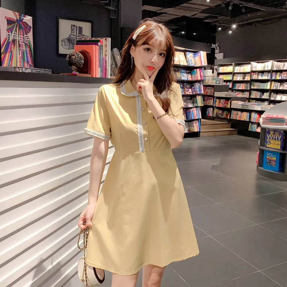 Photo Shoot French Non-mainstream Lace Fold-down Collar Chiffon Very Fairy French Women's Loose-Fit Slimming 2019 Popular Summer
Photo Shoot French Non-mainstream Lace Fold-down Collar Chiffon Very Fairy French Women's Loose-Fit Slimming 2019 Popular Summer