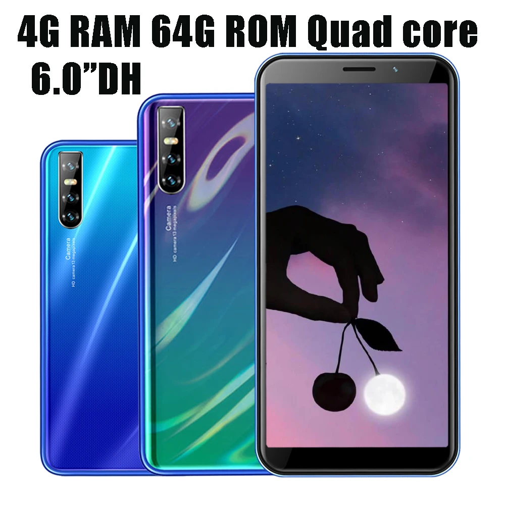 S7 Face ID 6 0 дюймов 4G Оперативная память 64G Встроенная разблокирована 13mp Android