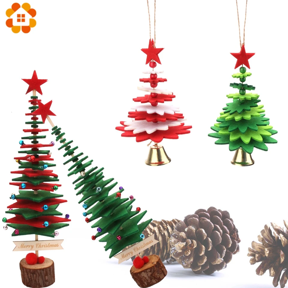 New!1PCS DIY Non-woven Fabric Bell Christmas Tree Placed In The Desktop Home Christmas Tree Decorations Kids Gifts Supplies
New!1PCS DIY Non-woven Fabric Bell Christmas Tree Placed In The Desktop Home Christmas Tree Decorations Kids Gifts Supplies