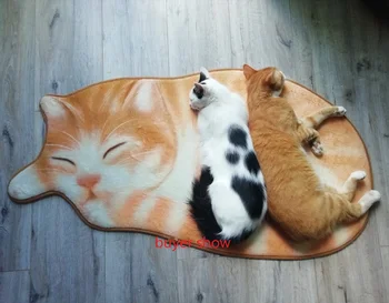 3D Cute Cat Mat Rug Irregular Doormat for Entrance Animal Printed Carpets Anti-slip Floor Mat Kitchen Bath Mat
3D Cute Cat Mat Rug Irregular Doormat for Entrance Animal Printed Carpets Anti-slip Floor Mat Kitchen Bath Mat