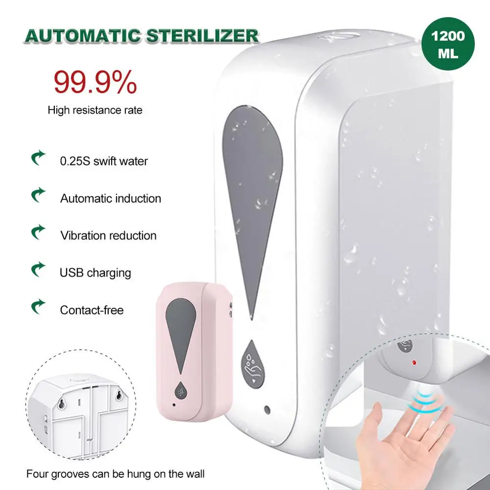 1200ml Waterproof Liquid Soap Dispenser Automatic Induction Foam Washing Mobile Phone Infrared Sensor Kitchen Bathroom Tools
1200ml Waterproof Liquid Soap Dispenser Automatic Induction Foam Washing Mobile Phone Infrared Sensor Kitchen Bathroom Tools