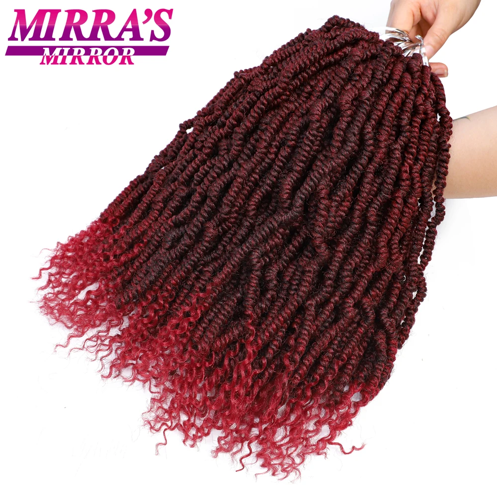 Mirra's Mirror 14" Bomb Twists Hair 24 Strands Spring Twist Crochet Hair Extensions Synthetic Braiding Hair 50g/Pack
Mirra's Mirror 14" Bomb Twists Hair 24 Strands Spring Twist Crochet Hair Extensions Synthetic Braiding Hair 50g/Pack