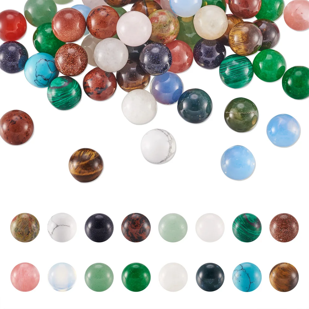 10mm 12mm Natural Synthetic Gemstone Stone Beads for Wire Wrapped Pendants Making, No Hole/Undrilled, Round, Mixed Color
10mm 12mm Natural Synthetic Gemstone Stone Beads for Wire Wrapped Pendants Making, No Hole/Undrilled, Round, Mixed Color