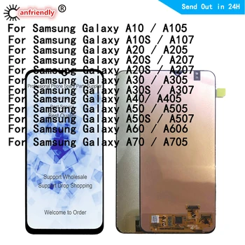 LCD For Samsung Galaxy A10 A105 A10S A107 A20 A20S A30 A30S A40 A50 A50S A60 A70 LCD display Screen Touch Digitizer Assembly 
LCD For Samsung Galaxy A10 A105 A10S A107 A20 A20S A30 A30S A40 A50 A50S A60 A70 LCD display Screen Touch Digitizer Assembly