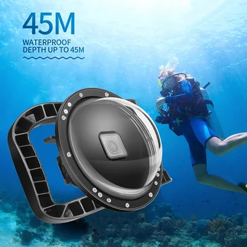 SHOOT XTGP548 Underwater 45m/147ft Dome Dual Handheld Tray Dome Port Housing Case Diving Case For GoPro Hero 8 Action Camera
SHOOT XTGP548 Underwater 45m/147ft Dome Dual Handheld Tray Dome Port Housing Case Diving Case For GoPro Hero 8 Action Camera