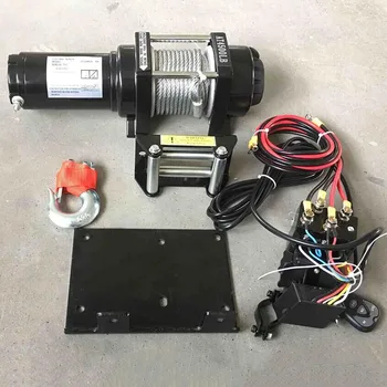 DIY 12V Electric Winch 4500lb Load Capacity ATV Trailer Truck 10.5m Winching Cable Car DC 12V Remote Control Set
DIY 12V Electric Winch 4500lb Load Capacity ATV Trailer Truck 10.5m Winching Cable Car DC 12V Remote Control Set