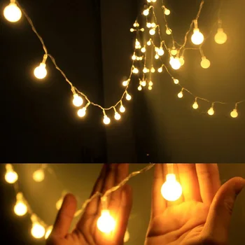 1* 5M String Light 50-LED Outdoor Ball String Lights Patio Yard Garden Lighting Waterproof Globe
1* 5M String Light 50-LED Outdoor Ball String Lights Patio Yard Garden Lighting Waterproof Globe