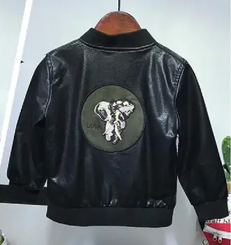Children PU Leather Jacket Infantil Baby Boys Spring Autumn Leather Coat Kids Spring Jacket Solid Outerwear Boys PU jacket 2-6Yr
Children PU Leather Jacket Infantil Baby Boys Spring Autumn Leather Coat Kids Spring Jacket Solid Outerwear Boys PU jacket 2-6Yr