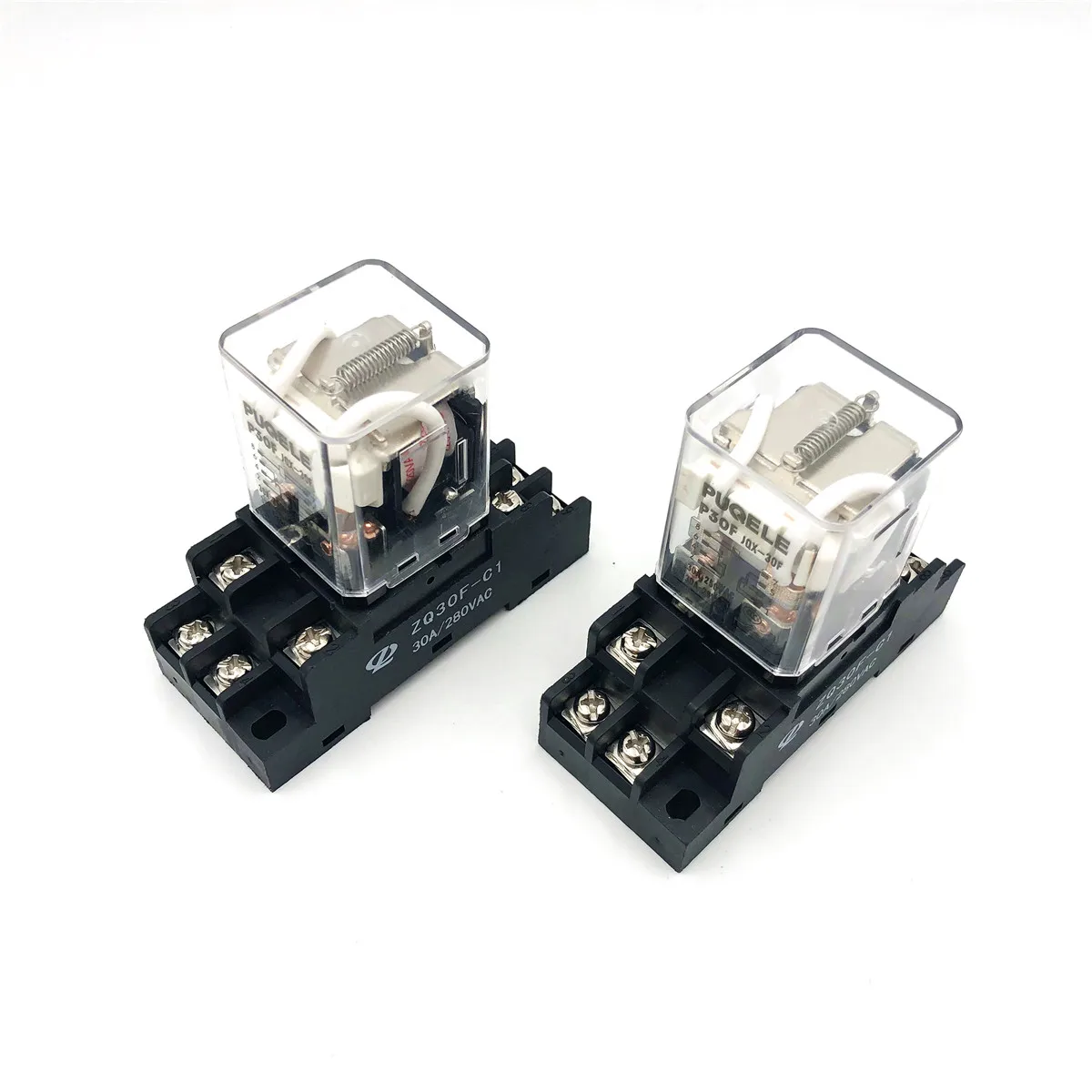 2sets JQX-30F 2Z 30A High Power Relay DC12V DC24V AC110V AC220V Intermediate Relays P30F 8-Pin DPDT 2NO 2NC with Socket Base
2sets JQX-30F 2Z 30A High Power Relay DC12V DC24V AC110V AC220V Intermediate Relays P30F 8-Pin DPDT 2NO 2NC with Socket Base