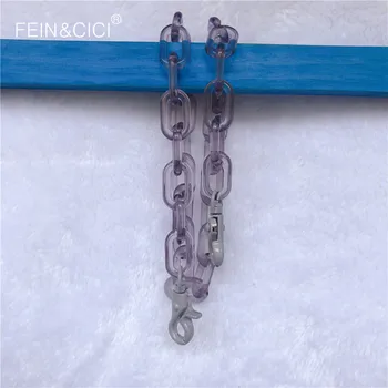 Clear transparent chain strap Acrylic plastic belt for handbag bags parts accessory new fashion pink candy chain 60cm 80cm
Clear transparent chain strap Acrylic plastic belt for handbag bags parts accessory new fashion pink candy chain 60cm 80cm