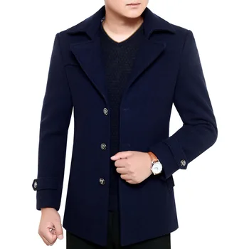 2019 men new woolen cloth thick jacket lapels business casual relaxed autumn single-breasted jacket
2019 men new woolen cloth thick jacket lapels business casual relaxed autumn single-breasted jacket