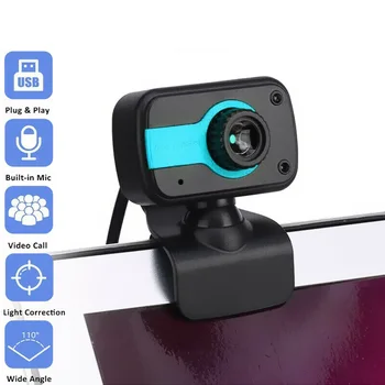 Mini 480P USB Webcams Drive Free with Microphone Video Web Camera Clip Camera PC Computer Laptop Webcam with Mic Video Webcams
Mini 480P USB Webcams Drive Free with Microphone Video Web Camera Clip Camera PC Computer Laptop Webcam with Mic Video Webcams