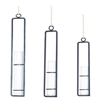 Hanging Vase for Wall Glass Planter Indoor Outdoor Green Planter Iron Art Hydroponic Vase Transparent Test Tube
Hanging Vase for Wall Glass Planter Indoor Outdoor Green Planter Iron Art Hydroponic Vase Transparent Test Tube