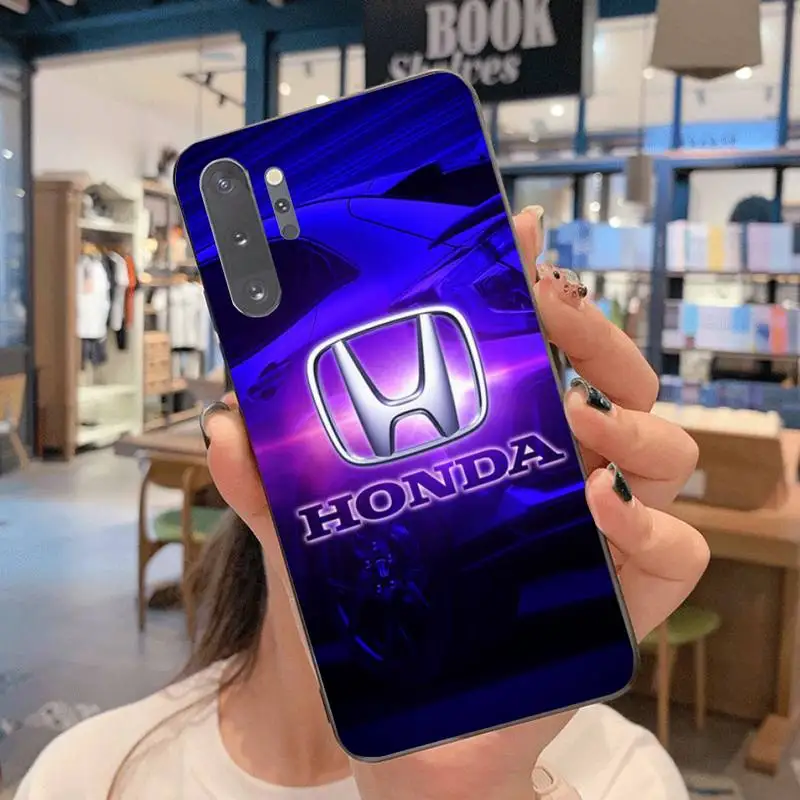 Автомобильный брендовый чехол для Honda мягкий телефона Samsung Note 7 8 9 10 Lite Plus Galaxy J7 J8 J6