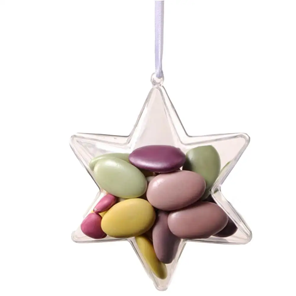 Christmas Ball High Transparent Plastic Hexagonal Star Shape Christmas Ball Fillable Decor Hanging Ball Christmas Tree Ornaments
Christmas Ball High Transparent Plastic Hexagonal Star Shape Christmas Ball Fillable Decor Hanging Ball Christmas Tree Ornaments
