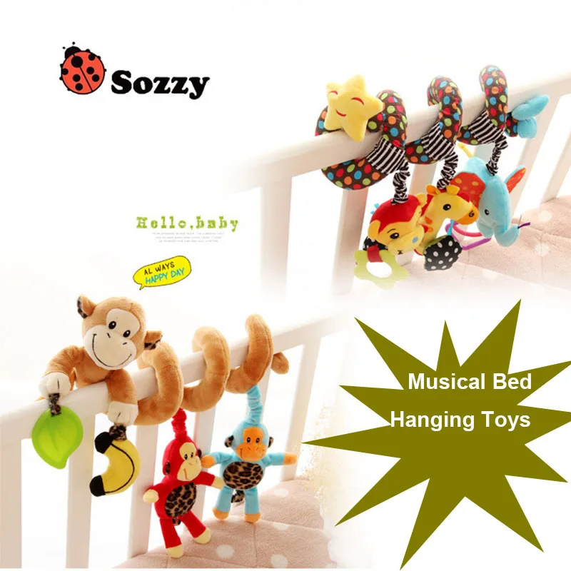 Sozzy baby Rattle Stuffed Plush Doll 30CM Musical Sound Bed hanging Toy Toys Bell Ring Infant Monkey and Star animal family
Sozzy baby Rattle Stuffed Plush Doll 30CM Musical Sound Bed hanging Toy Toys Bell Ring Infant Monkey and Star animal family