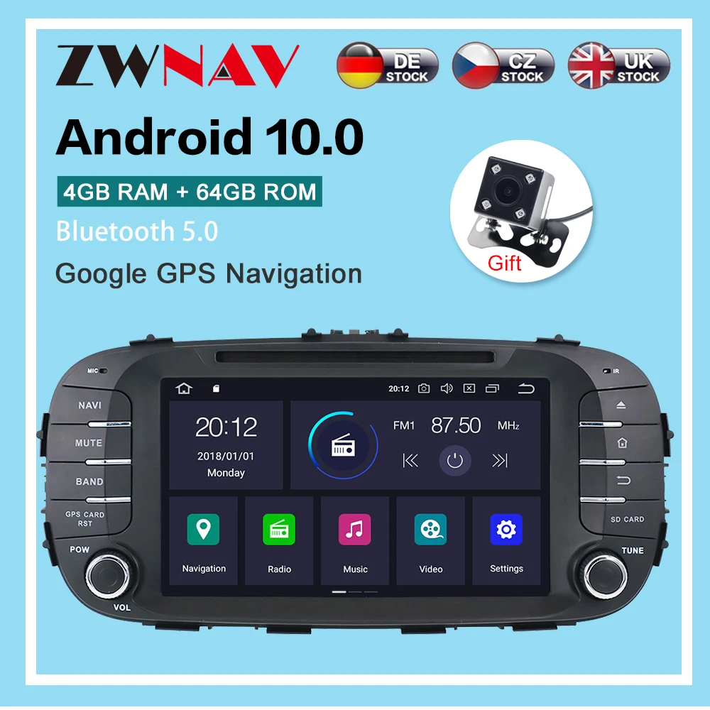 Android 10.0 4+64GB DVD player Radio GPS Navigation for KIA Soul 2014-2017 Multimedia Player Radio stereo player head unit dsp
Android 10.0 4+64GB DVD player Radio GPS Navigation for KIA Soul 2014-2017 Multimedia Player Radio stereo player head unit dsp