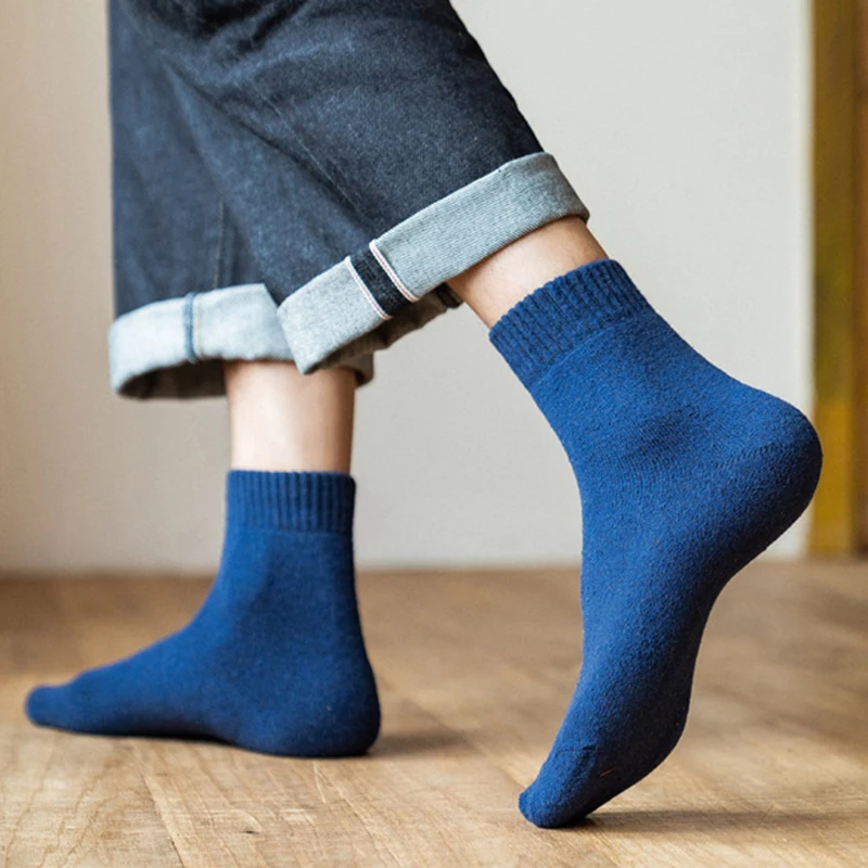 Winter Warm Tube Socks Men Soft Thicken Socks Sweat Breathable Ankel Mid-Calf Socks For Male Solid Color 1 Pairs High Quality
Winter Warm Tube Socks Men Soft Thicken Socks Sweat Breathable Ankel Mid-Calf Socks For Male Solid Color 1 Pairs High Quality