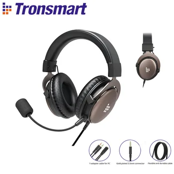 Original Tronsmart Sono Gaming Headset with 50 mm Driver and Adjustable Headband for PC,PS4,Xbox One and mobile devices
Original Tronsmart Sono Gaming Headset with 50 mm Driver and Adjustable Headband for PC,PS4,Xbox One and mobile devices