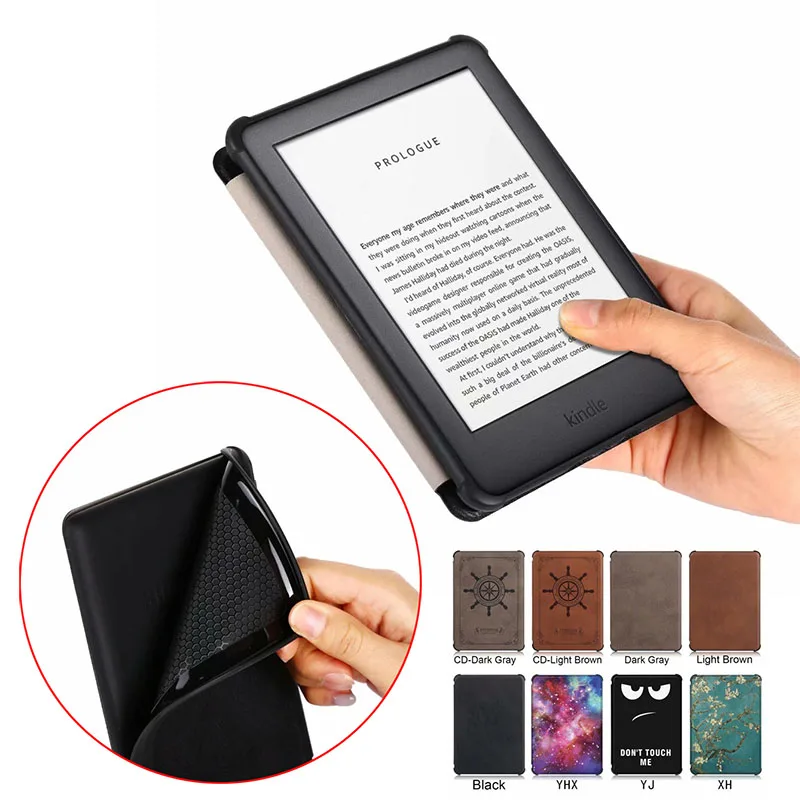 Ультратонкий Мягкий силиконовый чехол из ТПУ и кожи для Amazon Kindle Youth 2019 J9G29R 6 дюймов