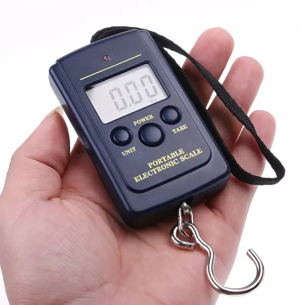 

20g-40Kg Fishing Weights Scales Portable Mini Electronic Hanging Fishing Luggage Balanca Digital Handy Pocket Weight Hook Scale